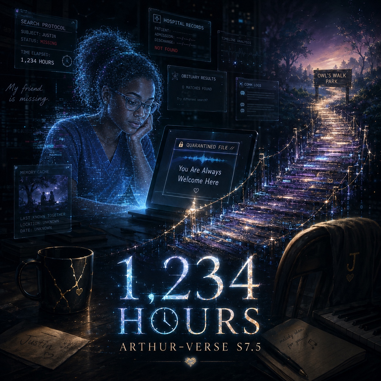 S7.5 E4: 1,234 hours artwork