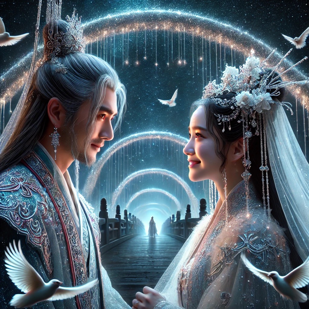 Image for The Weaver and the Cowherd / 牛飼いと織工の娘 / 牛郎织女🌌