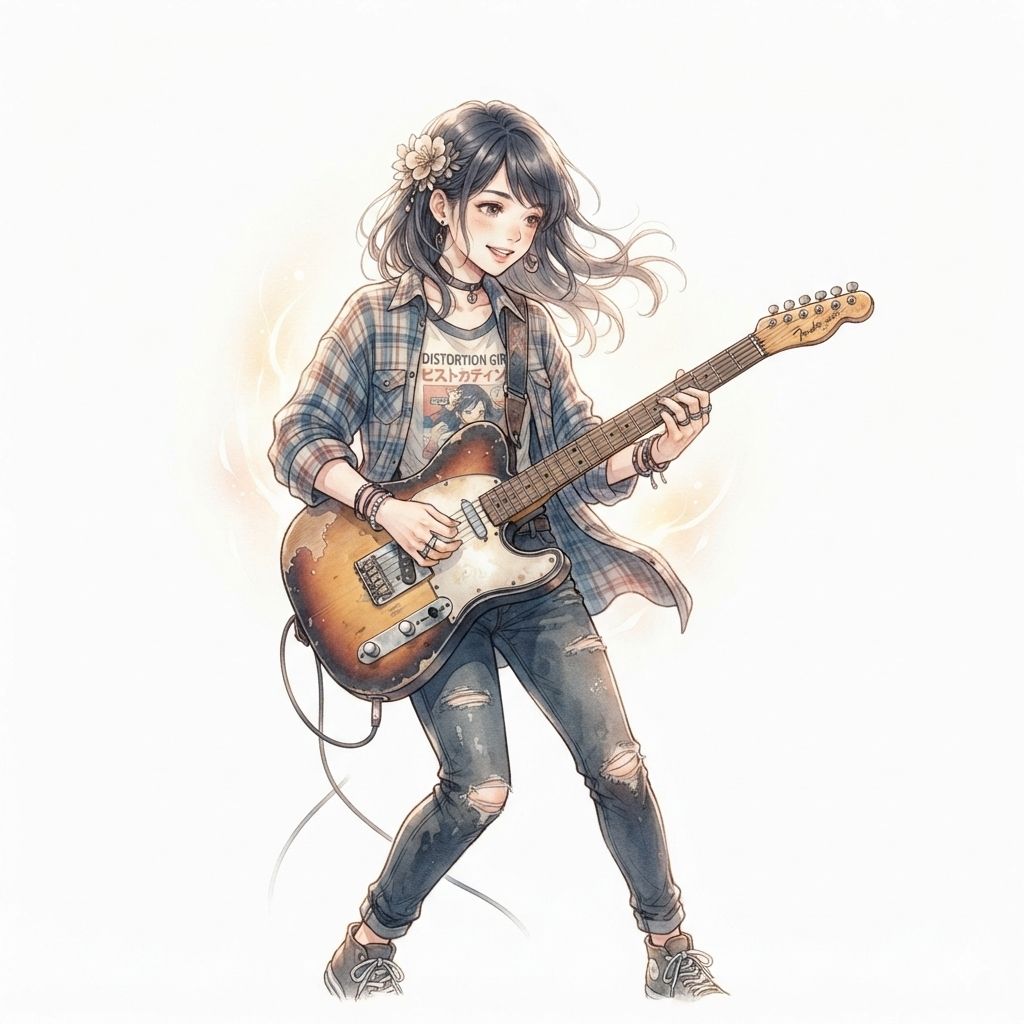 Distortion Girl artwork