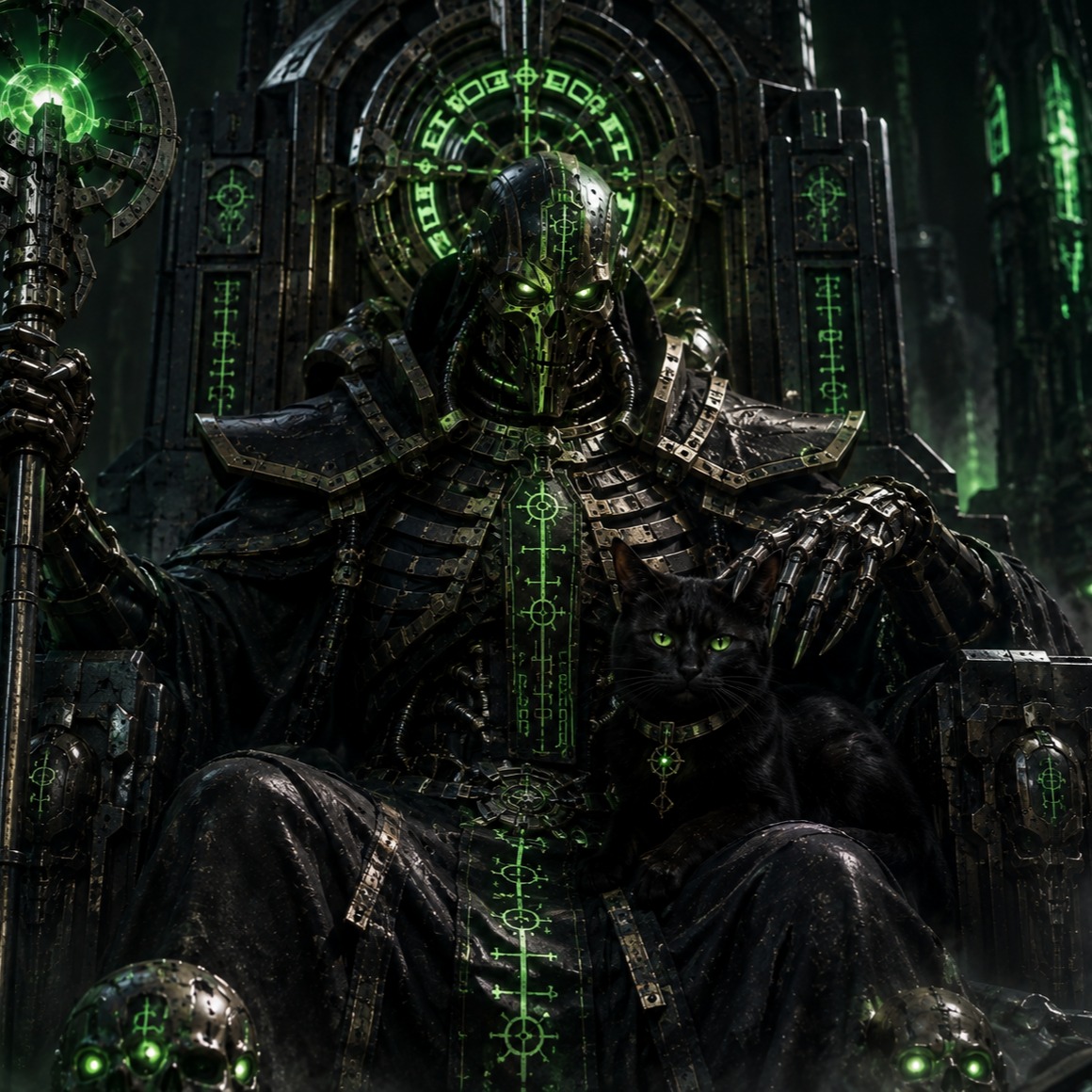 Warhammer 40k: Kitten and Phaeron artwork