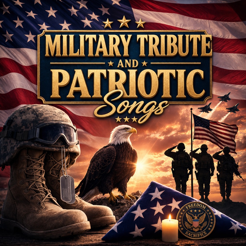 Image for Military Tribute & Patriotic Songs