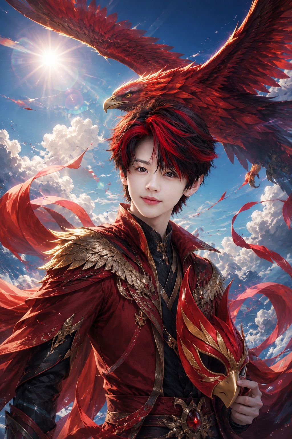 붉은매 (자유의 날개) 한글버젼(만화 붉은매)보고 영감 artwork