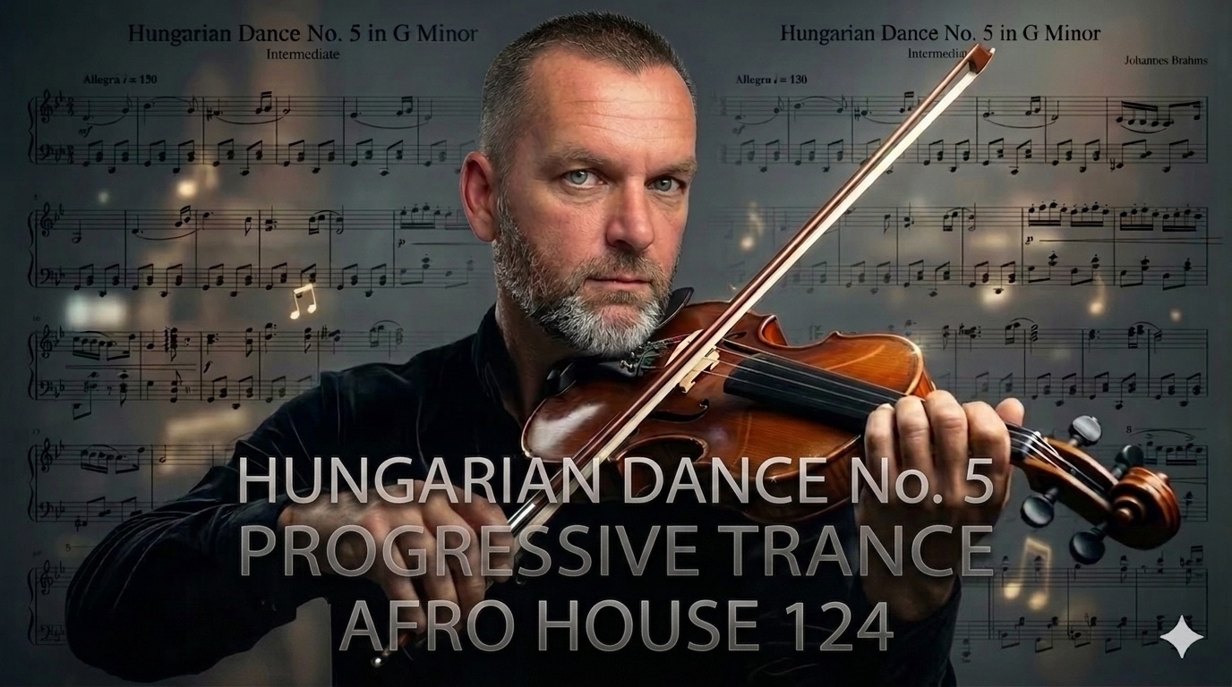 🇭🇺 HUNGARIAN DANCE No. 5 in G minor | AfroHouse124 | (Trance Version) artwork