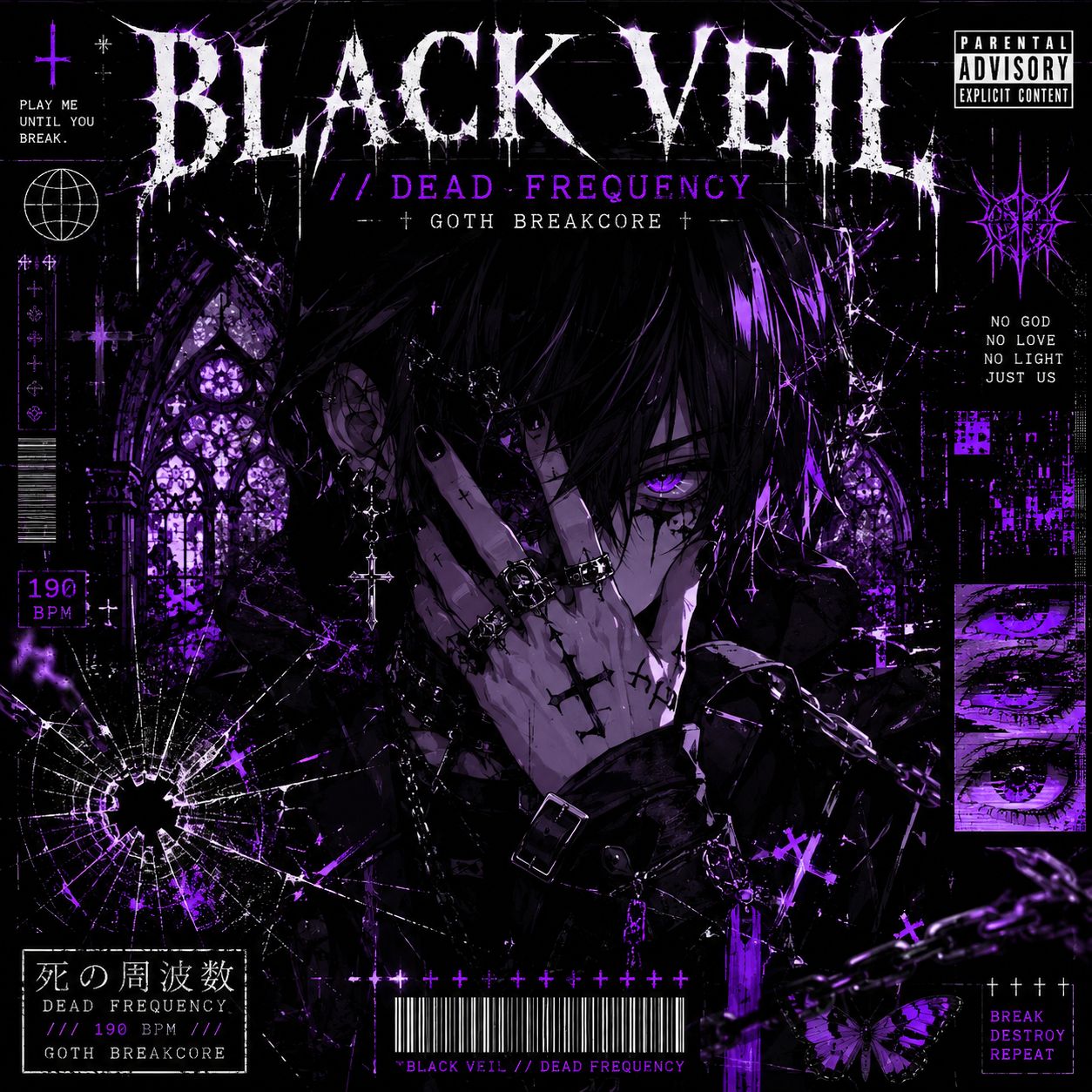 🖤 “BLACK VEIL // DEAD FREQUENCY” artwork