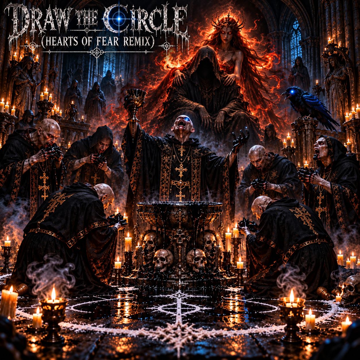 Draw the Circle (hearts of fear remix) artwork