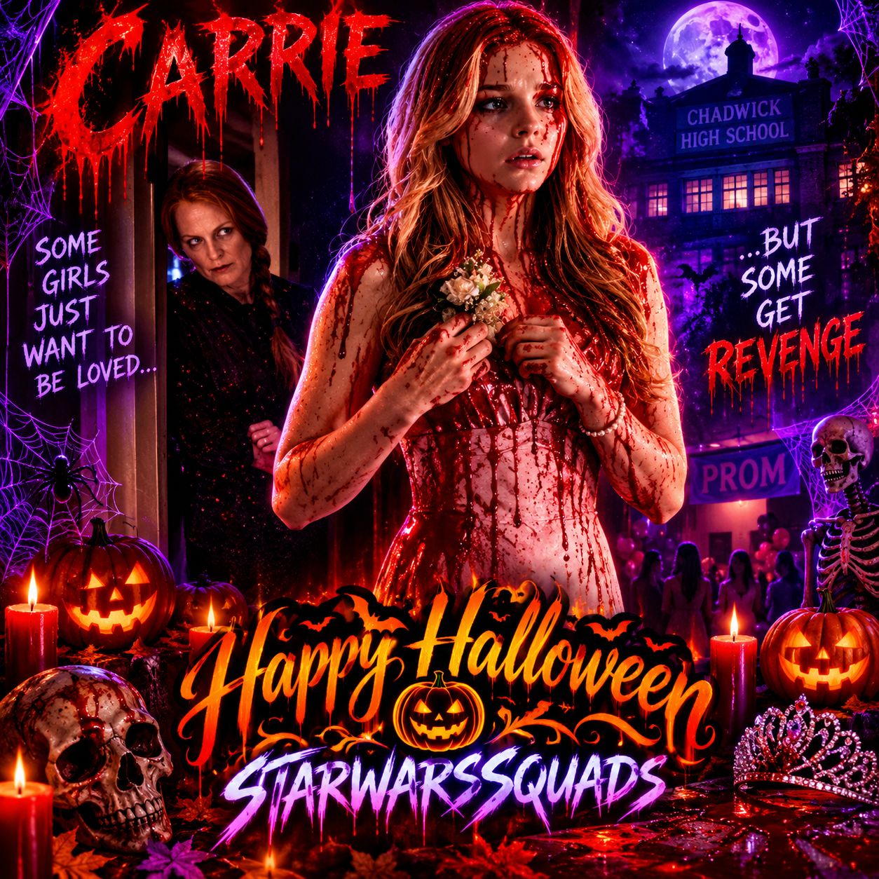 Carrie White 🎊👗🩸🎃💀🩻🕸️🪦 artwork