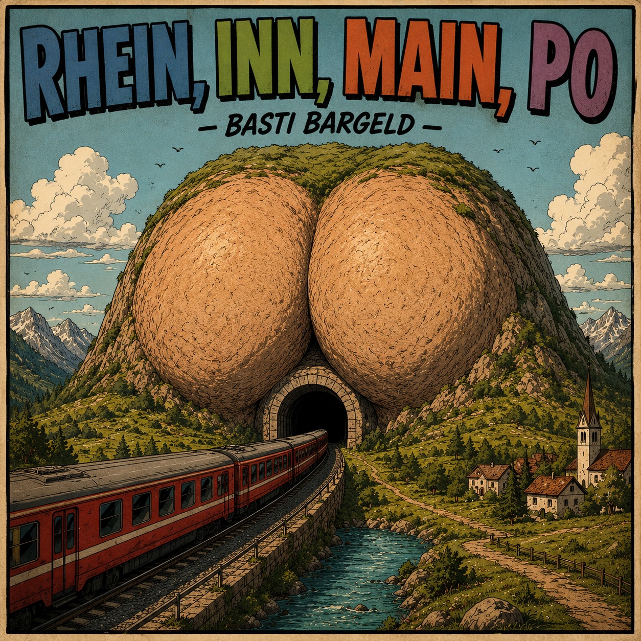 Rhein, Inn, Main, Po artwork