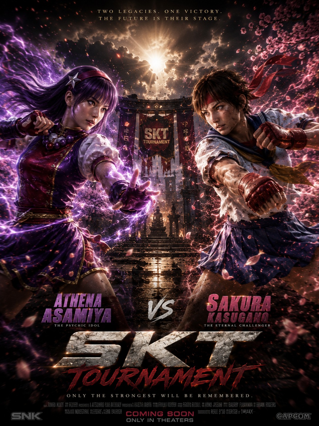 Athena Sakura Fight artwork