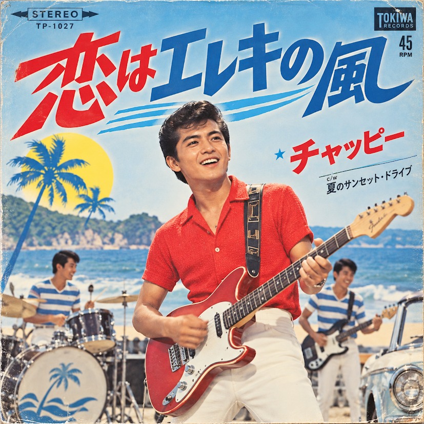 恋はエレキの風 artwork