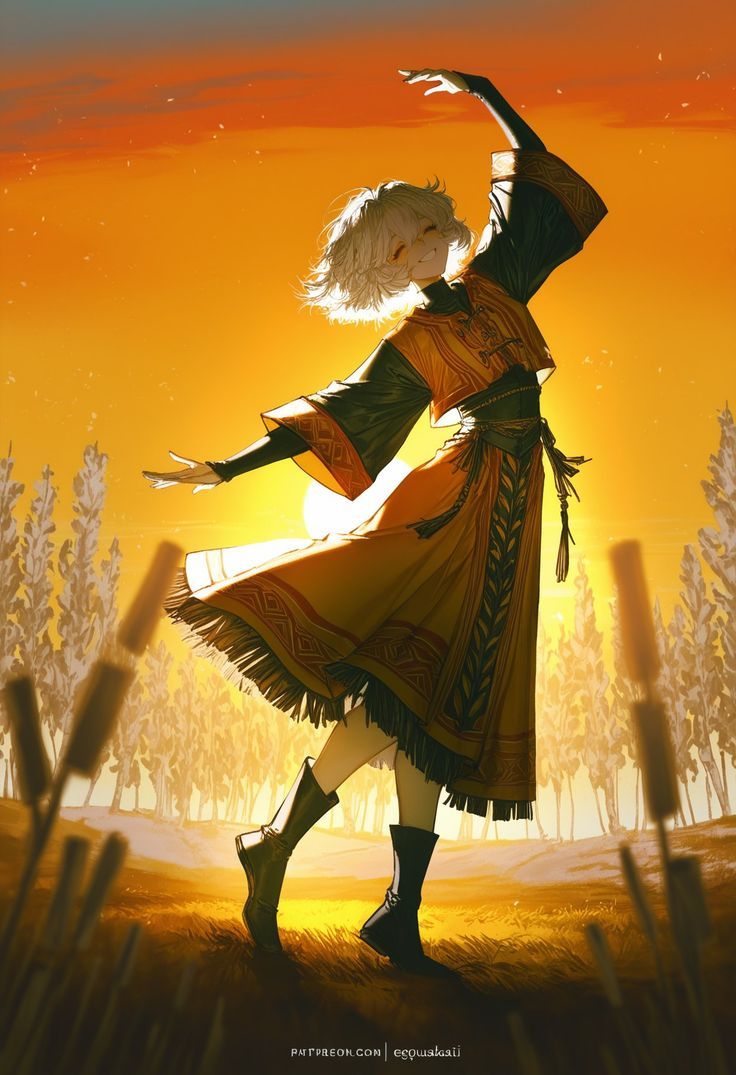 Dance of Dazzling Sunsets artwork