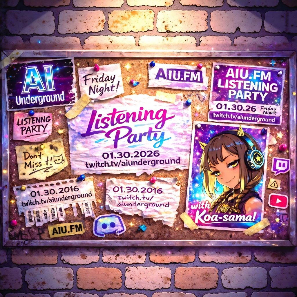 Image for AI Underground Listening Party 01.30.26