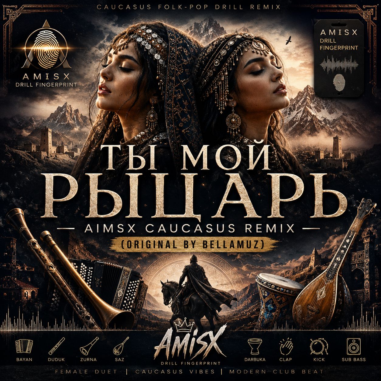 Ты Мой Рыцарь — By BellaMuz (AIMSX Caucasus Remix) artwork