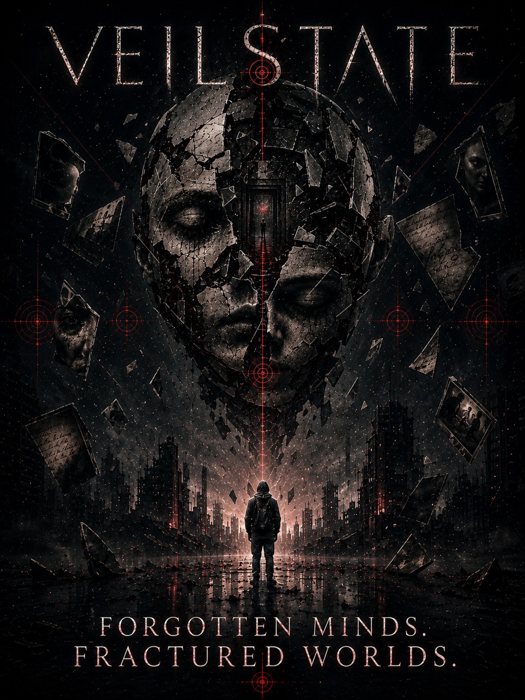 Forgotten Minds. Fractured Worlds artwork