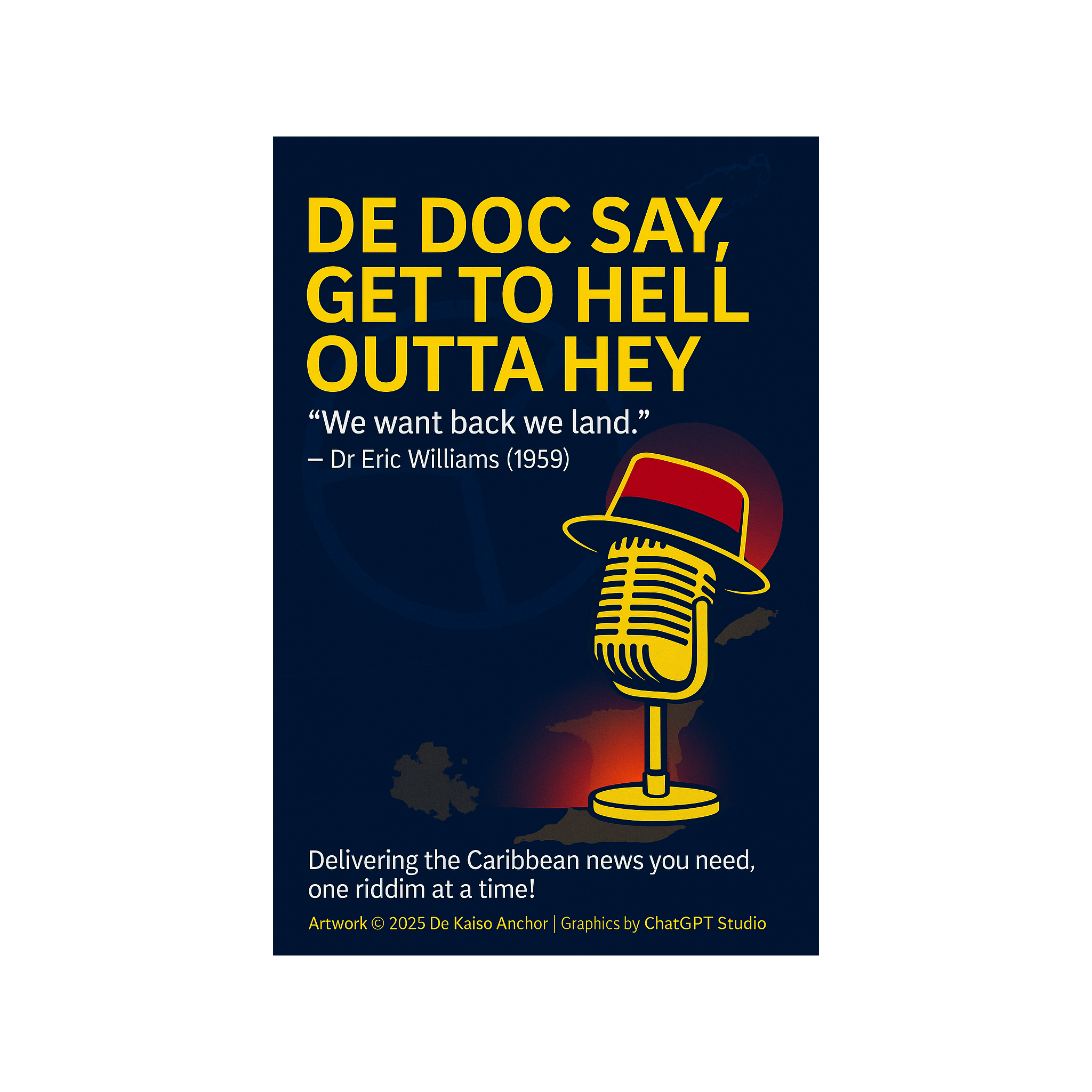DE DOC SAY, GET TO HELL OUTTA HEY artwork