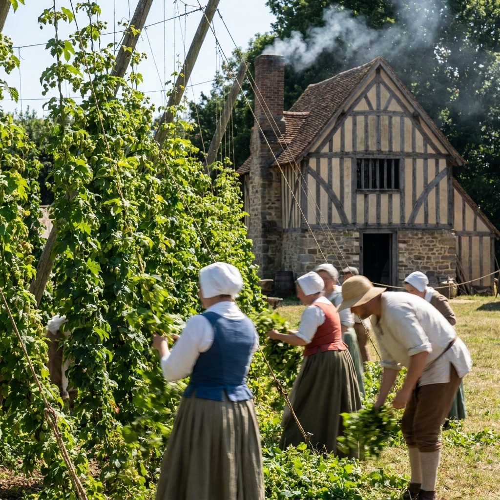 The Bitter Vine (Hops introduced 1524) artwork