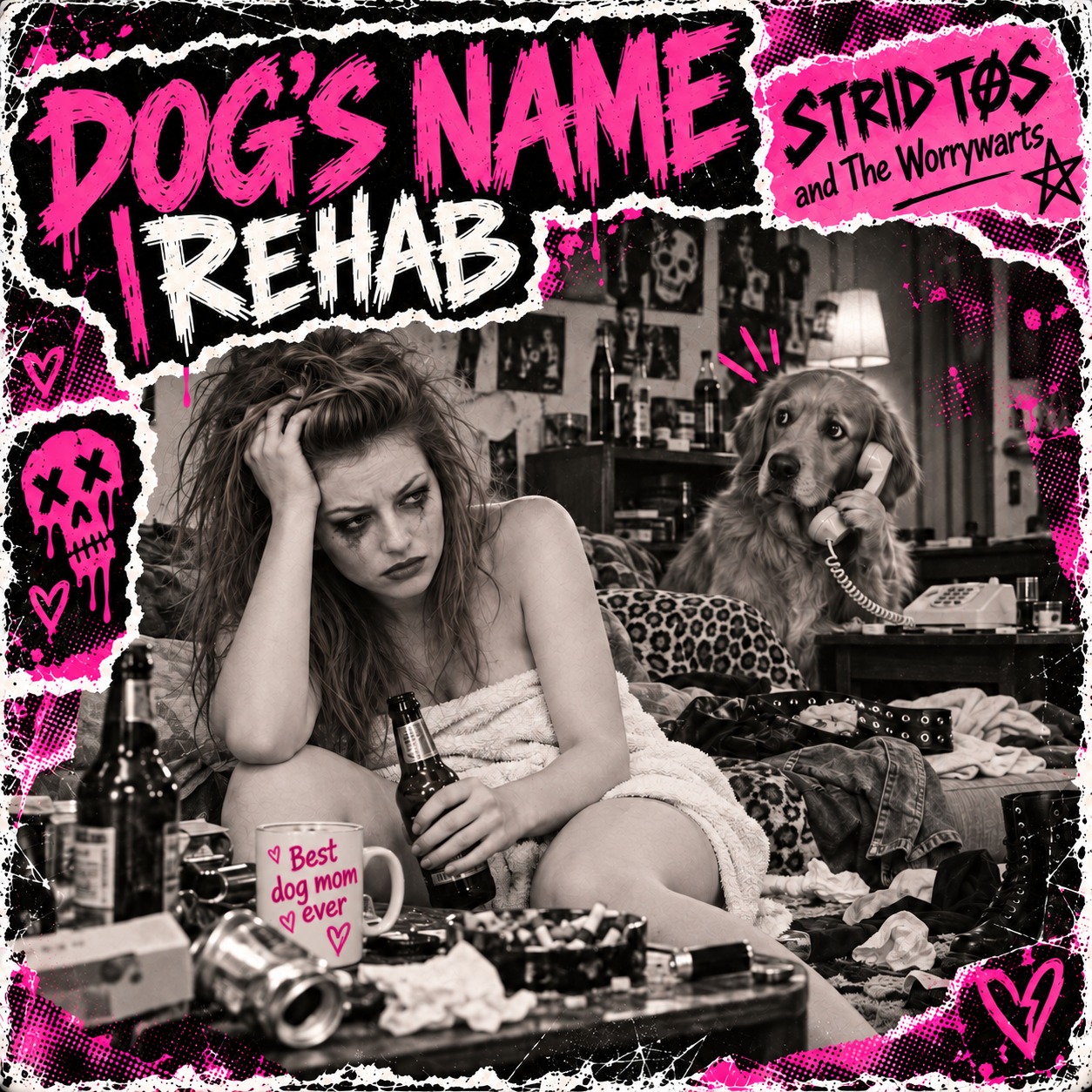 Dog's name | Rehab ( STRID TØS and The Worrywarts ) artwork
