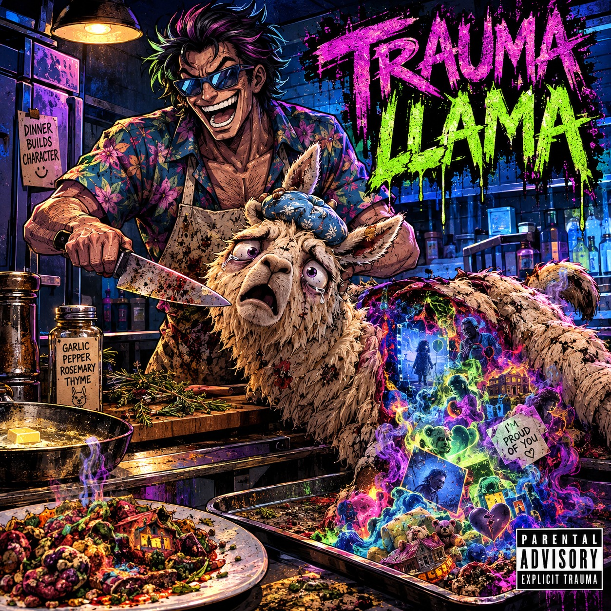 Trauma in This Llama Ft. OneWingSeraphim artwork