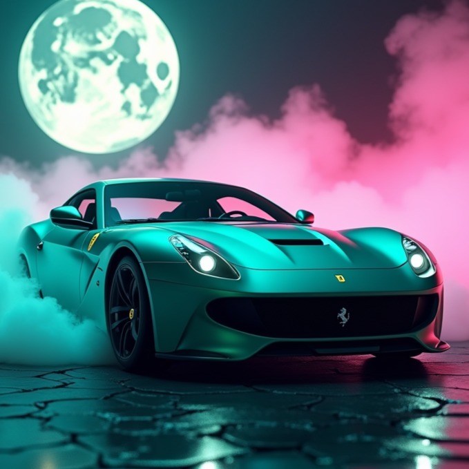 Ferrari 599 GTO artwork