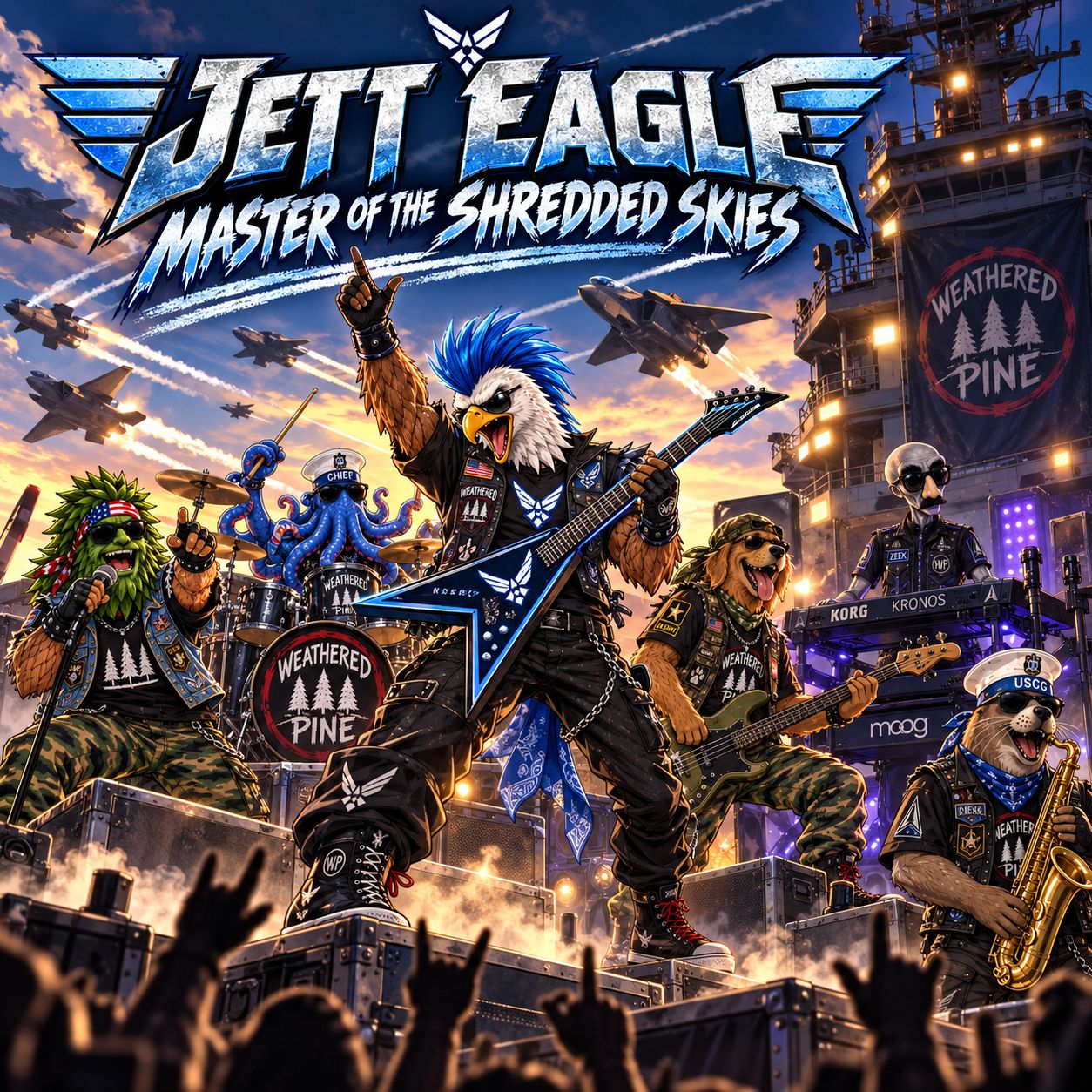 Jett Eagle, Master of the Shredded Skies artwork