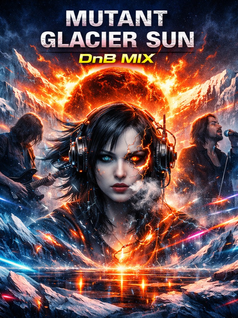 MUTANT GLACIER SUN DnB Mix artwork