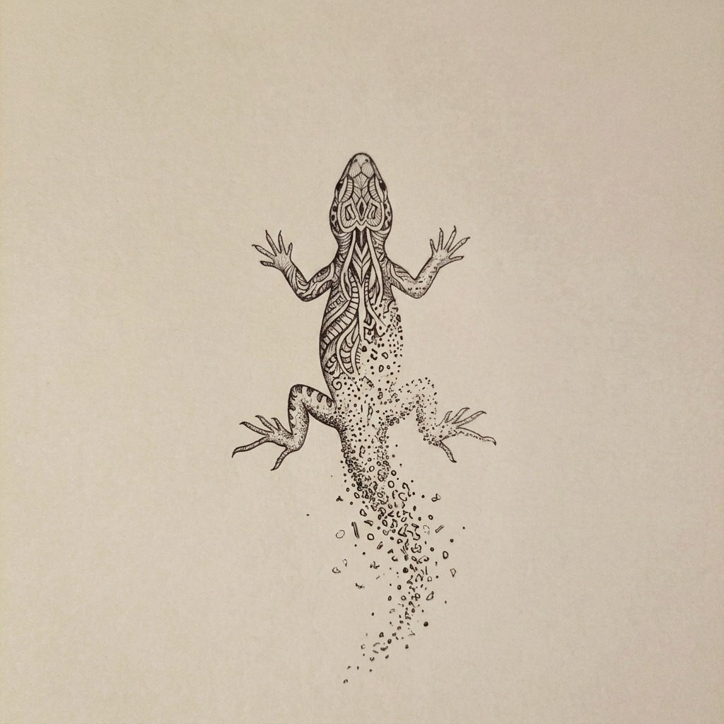 Ящерица artwork