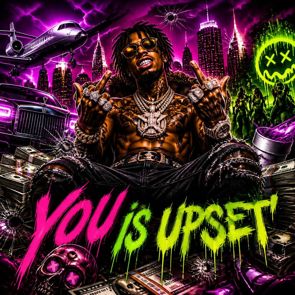 YOU IS UPSET artwork