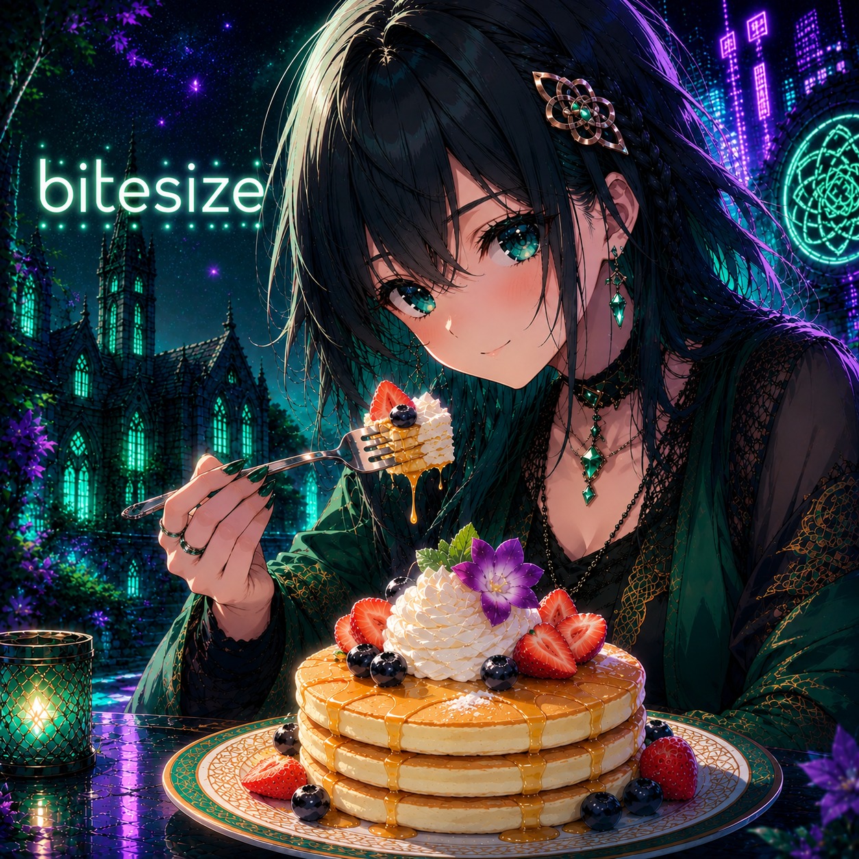 bitesize ( Emerald Neon Mix ) #kawaiiくなくして artwork