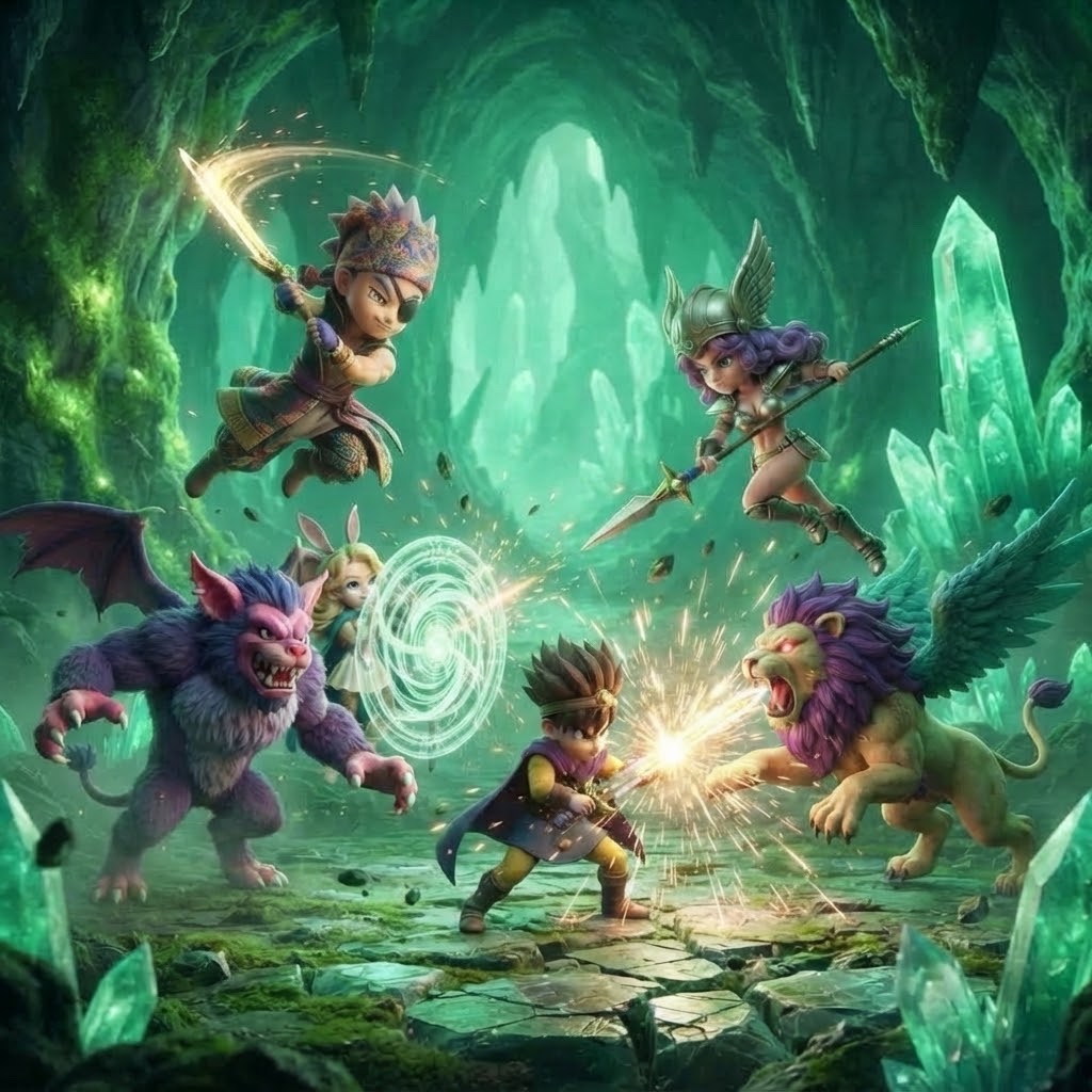 34.【ネクロゴンドの洞窟～悪魔パズズとの死闘～】 artwork