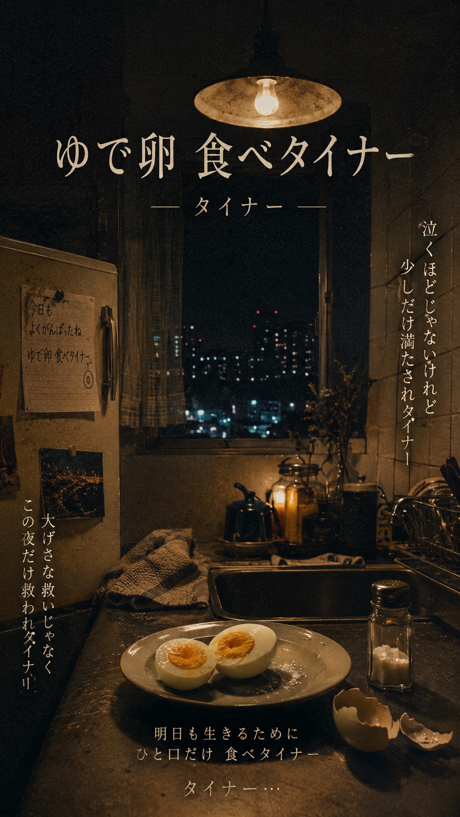 ゆで卵 食べタイナー artwork
