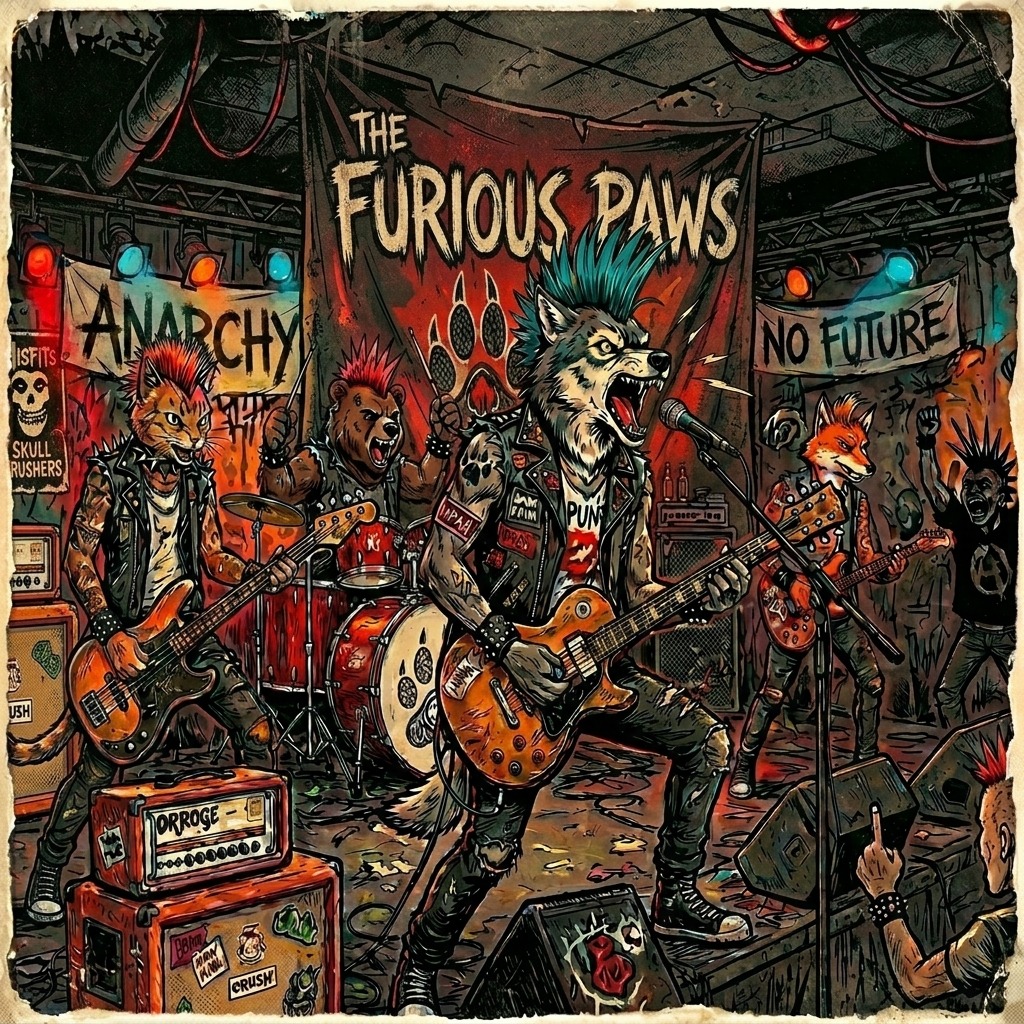Honey high - THE FURIOUS PAWS v1* artwork