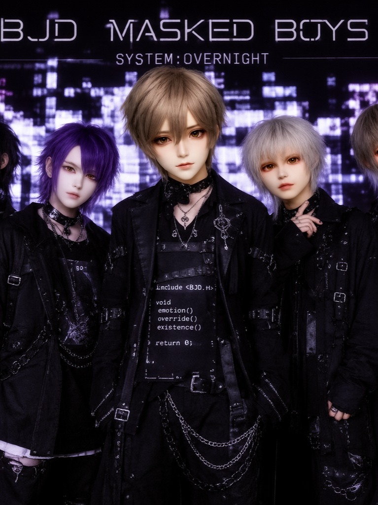 BJD MASKED BOYS – SYSTEM: OVERNIGHT artwork