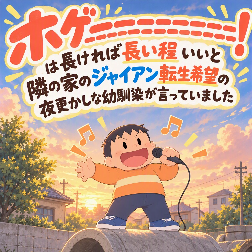 ホゲーーーー！は長ければ長い程いいと隣の家のジャイアン転生希望の夜更かしな幼馴染が言っていました artwork