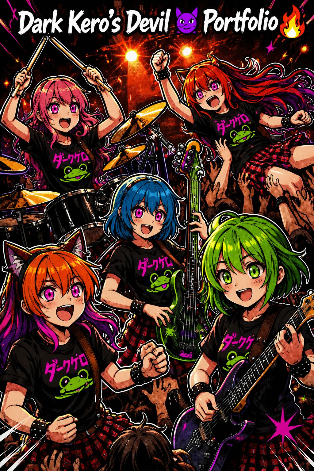 ダークケロのデビルポートフォリオ#ドパガキmix artwork