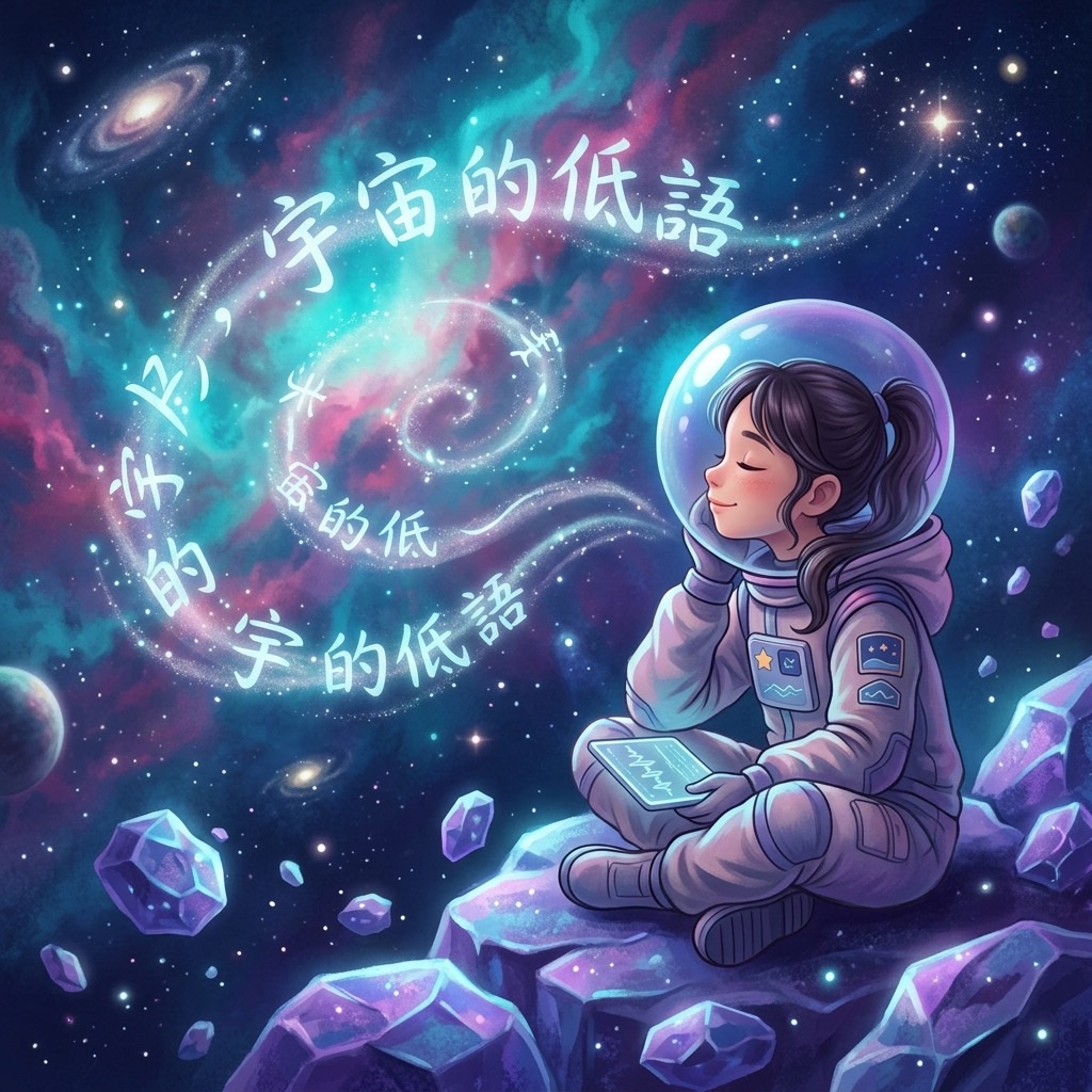 《宇宙的低語》（Whispers of the Universe） artwork