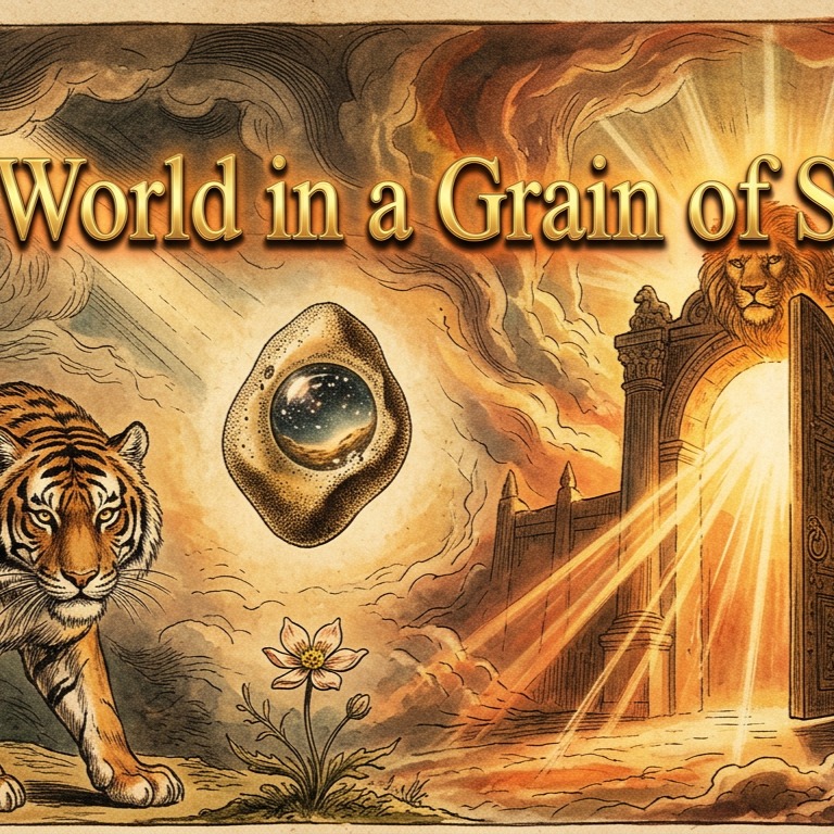 To see a World in a Grain of Sand  \TTJ artwork