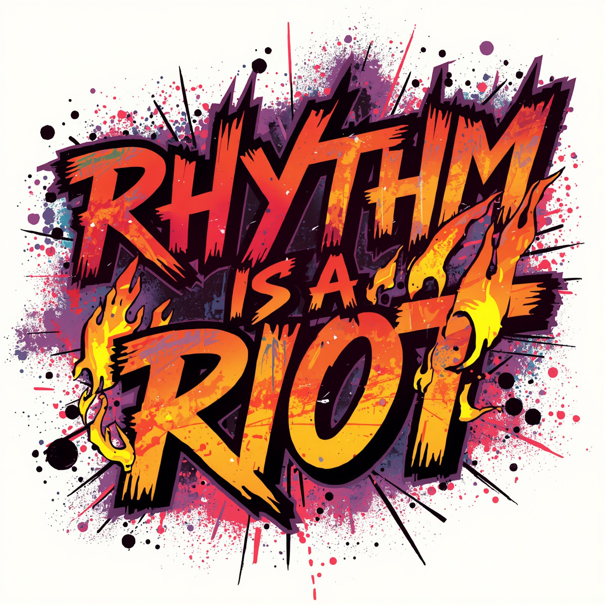 Rhythm Is A Riot artwork