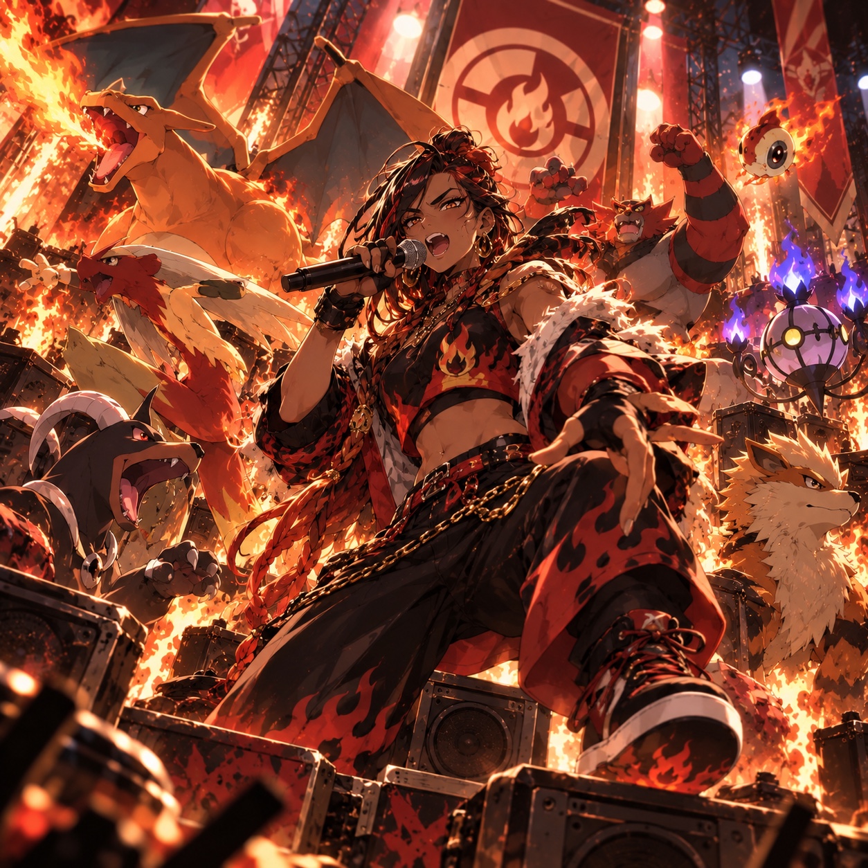 Gym Leader (Fire) artwork
