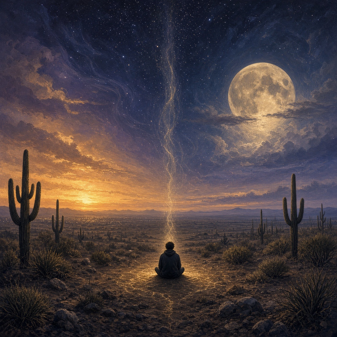Desert Moon Rising artwork