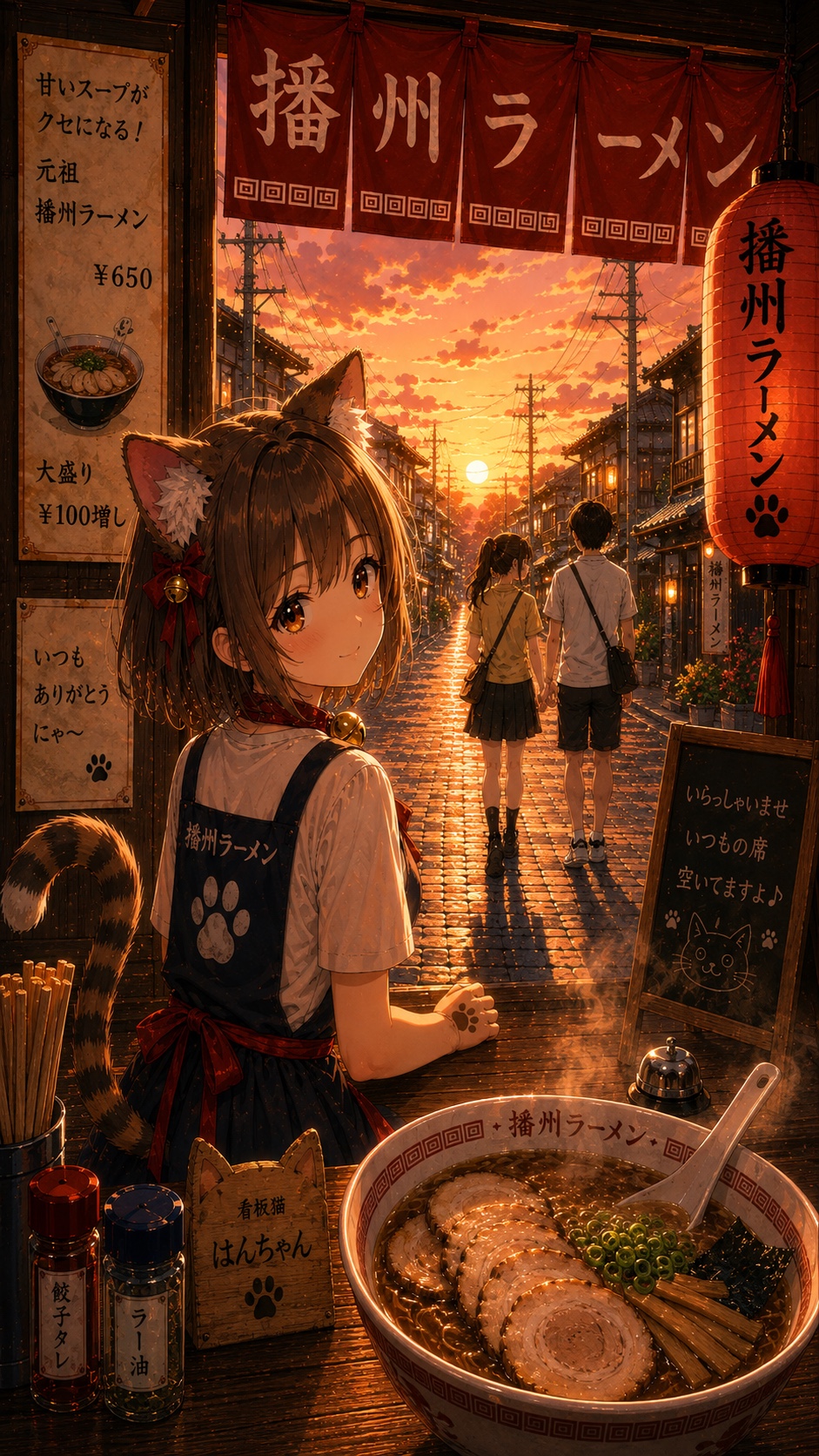 播州ラーメン 〜 看板猫が見た恋心 〜 artwork