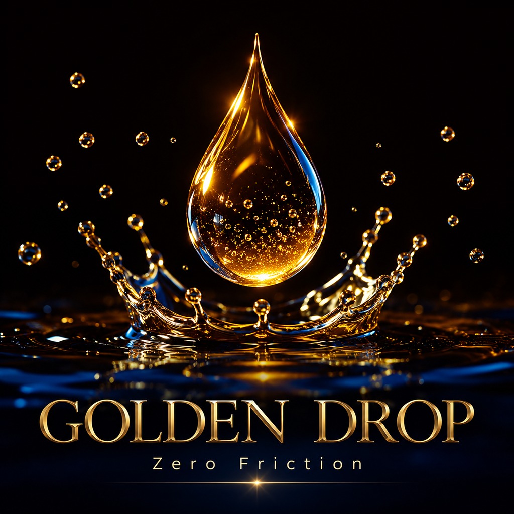 GOLDEN DROP -Zero Friction- artwork