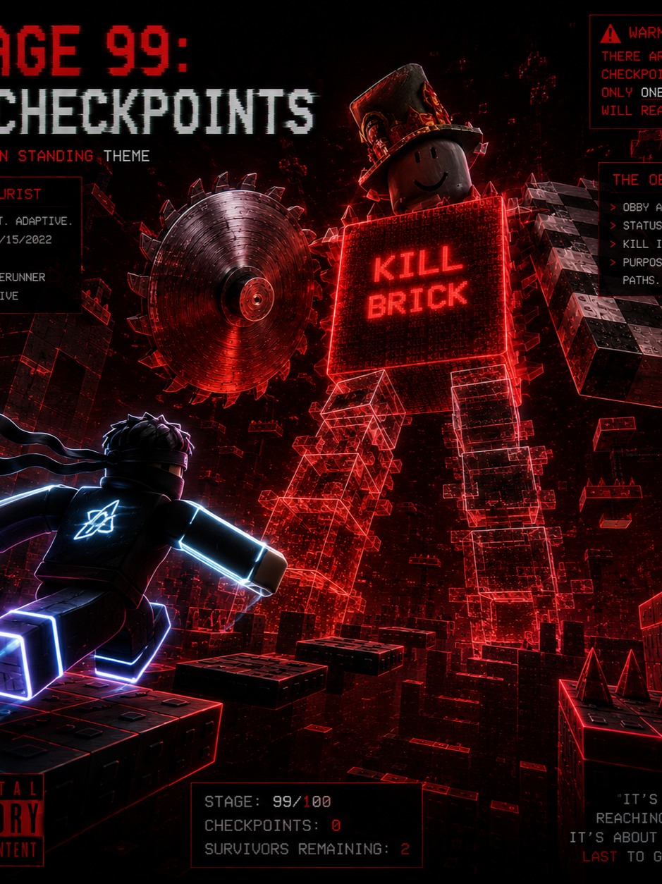 Stage 99: No Checkpoints (Parkourist Vs Obstructor LMS Theme) artwork