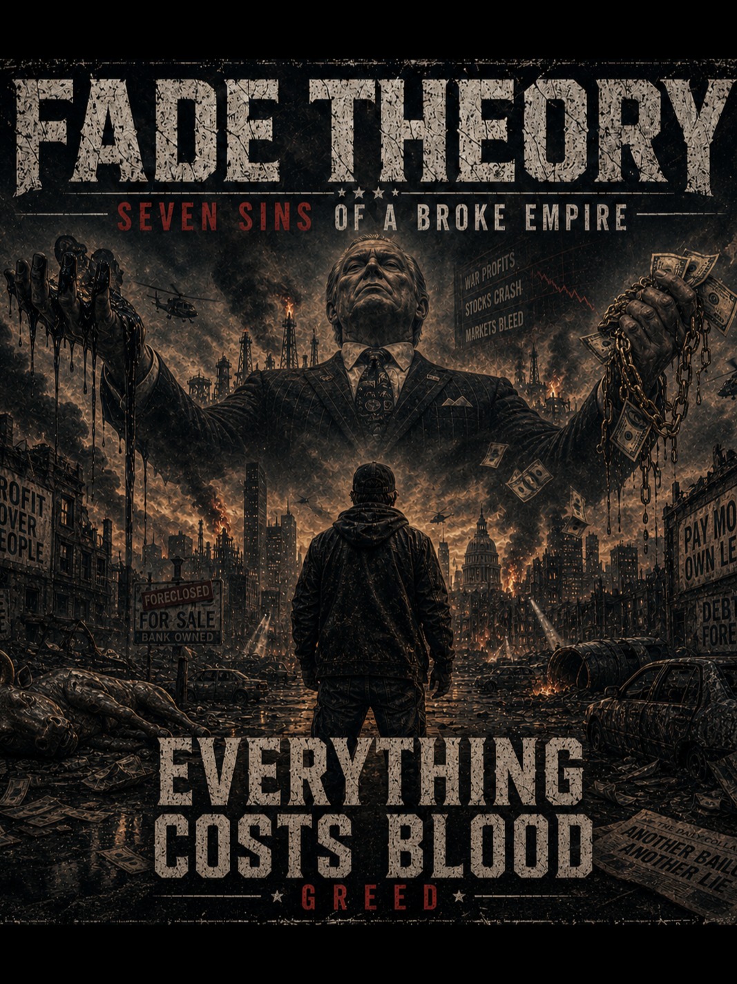 Greed: "Everything Costs Blood” artwork