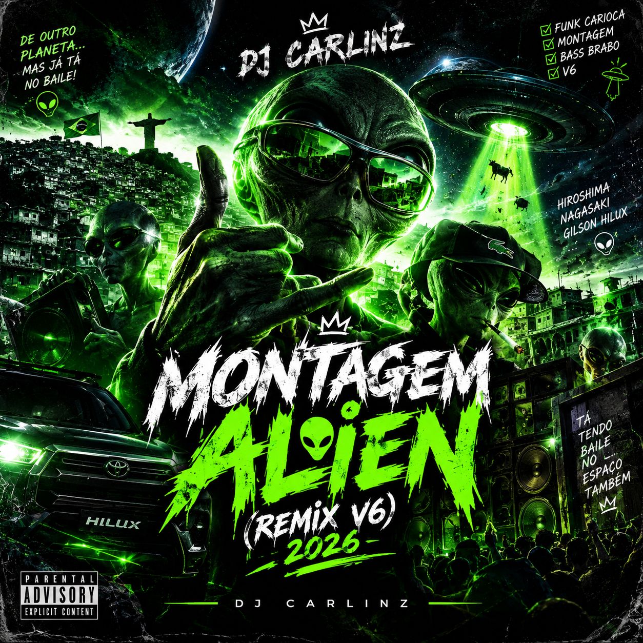 Montagem Alien artwork