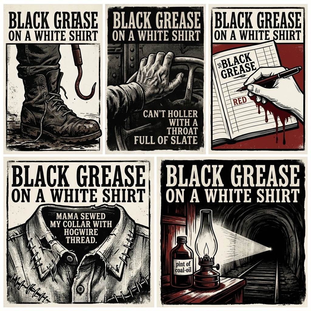 [video]Black Grease on a White Shirt ! artwork
