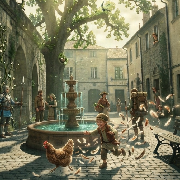 Alba Town Theme artwork