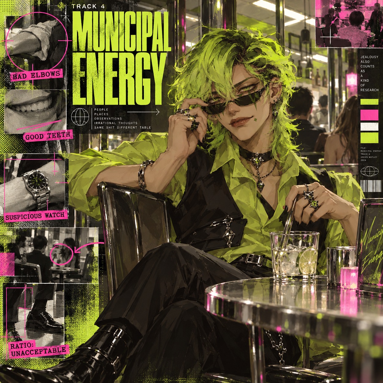 Municipal Energy | THE MANY-COLOURED MAN artwork