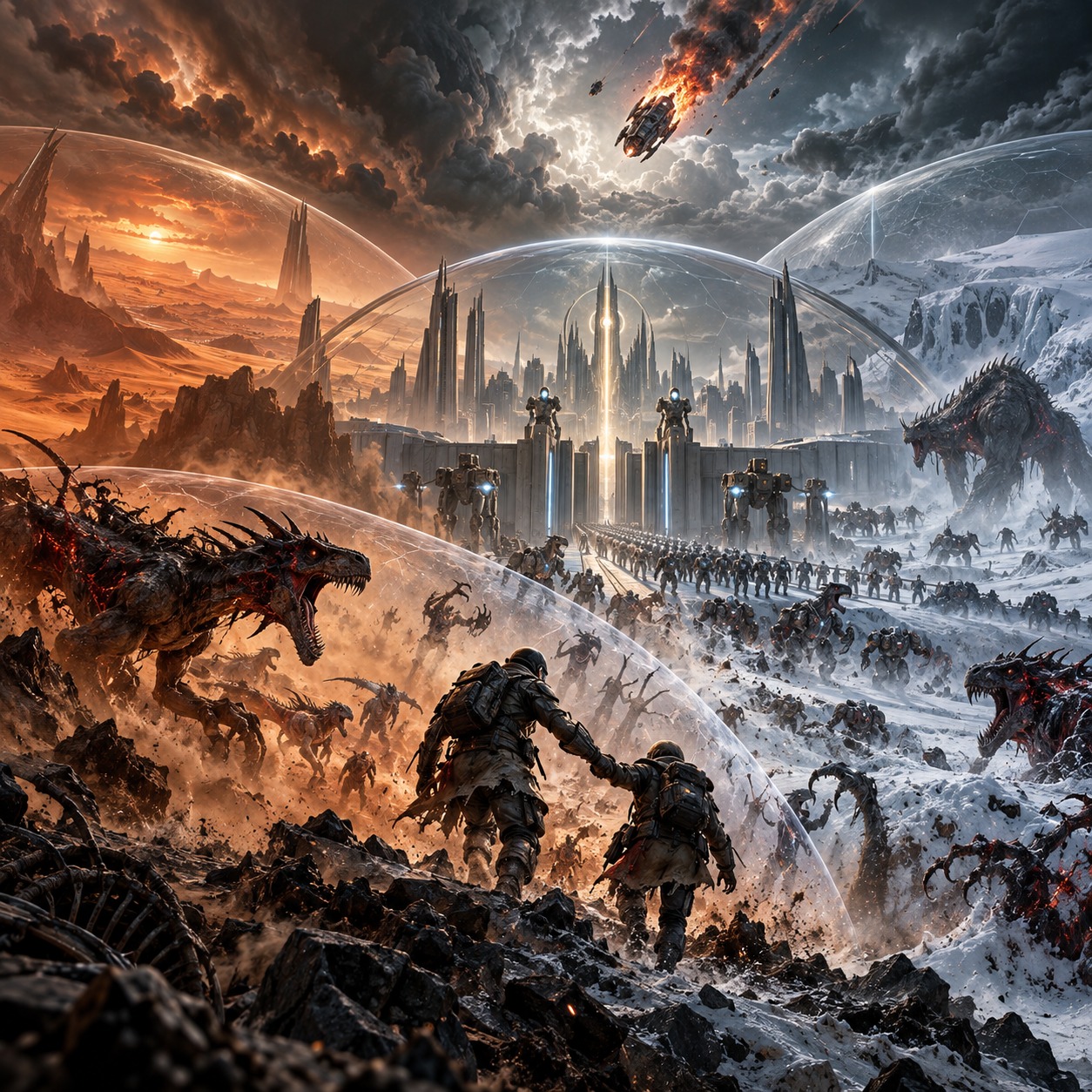 Un monde entre deux souffles-(ENG VS2)WE CAME TO EXPLORE… WE FOUND EXTINCTION- artwork