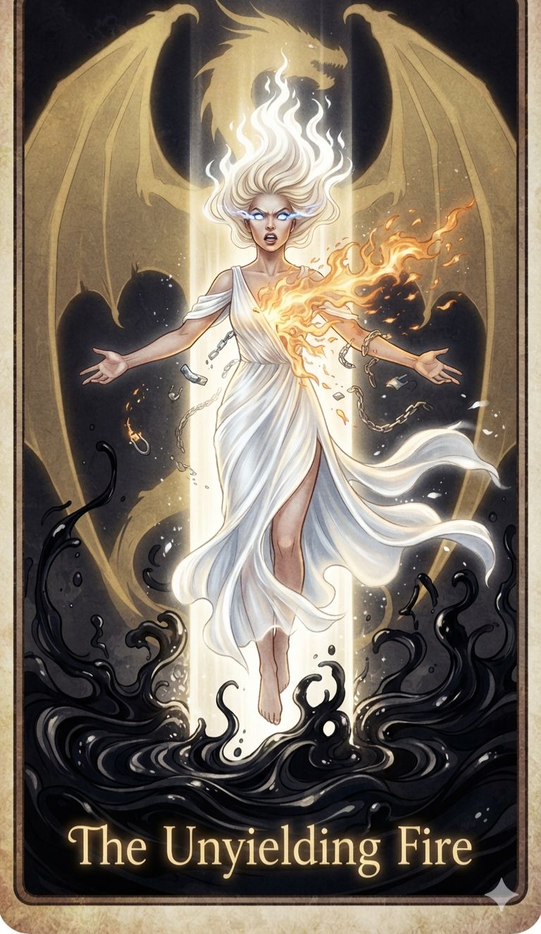 THE UNYIELDING FIRE artwork
