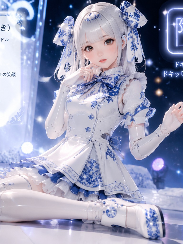 陶器・時（とうき・どき）高級陶器系美少女アイドル artwork