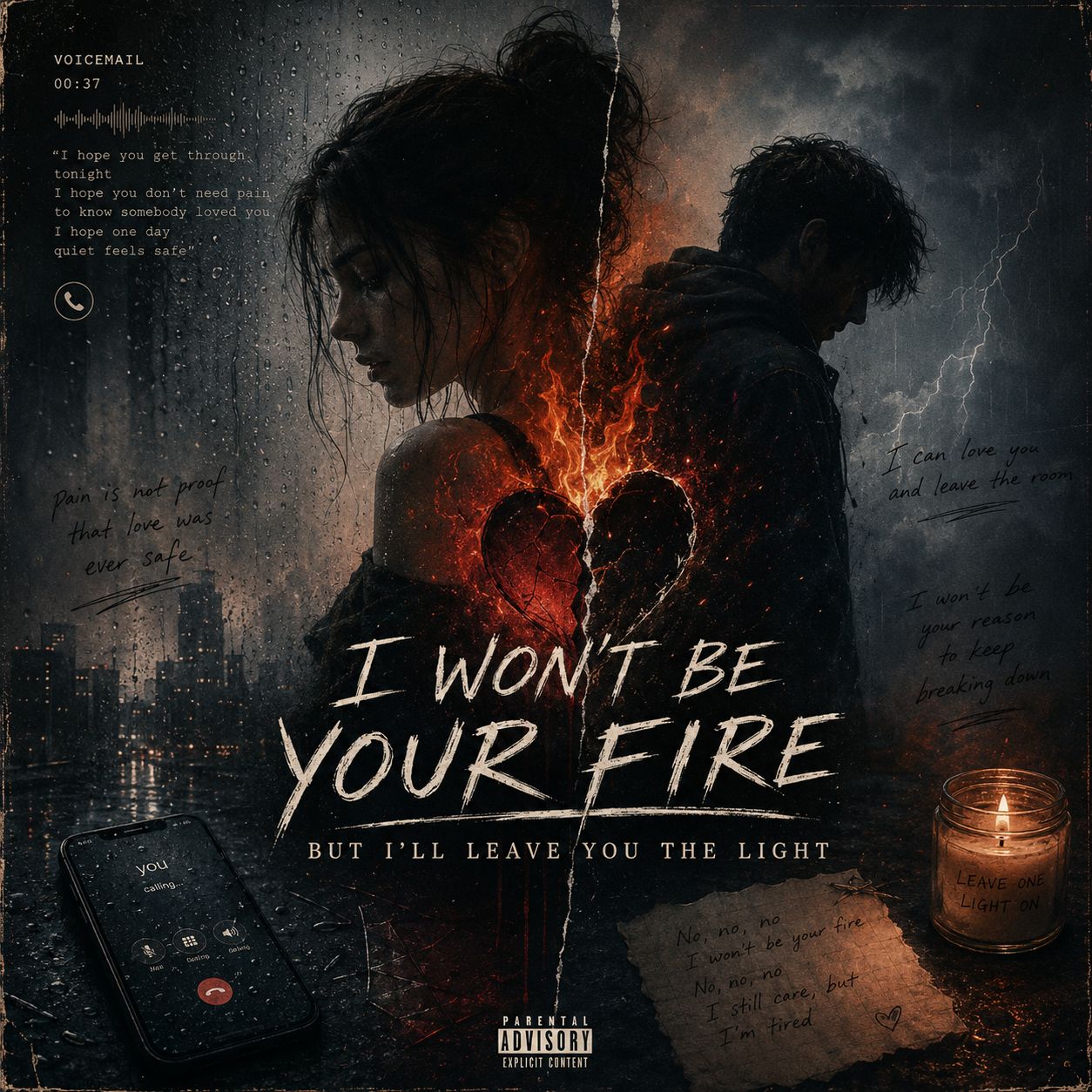 I Won’t Be Your Fire artwork